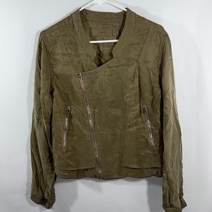 Blank NYC Lightweight Soft Olive Green Jacket Size M